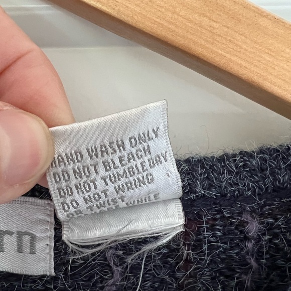 Vintage 90's dress barn Coastal Grandma Window Pane Button Cardigan / xlarge - Picture 2 of 9